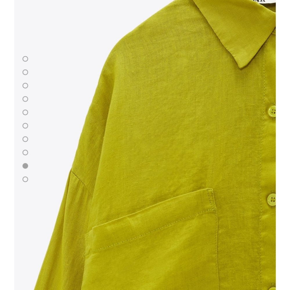 Zara Oversized Linen Shirtdress